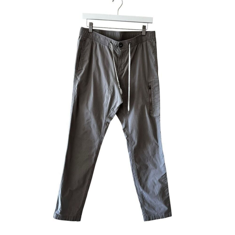 Vuori The Rise And Shine Organic Cotton Athletic Casual Gray Jogger Active Pants